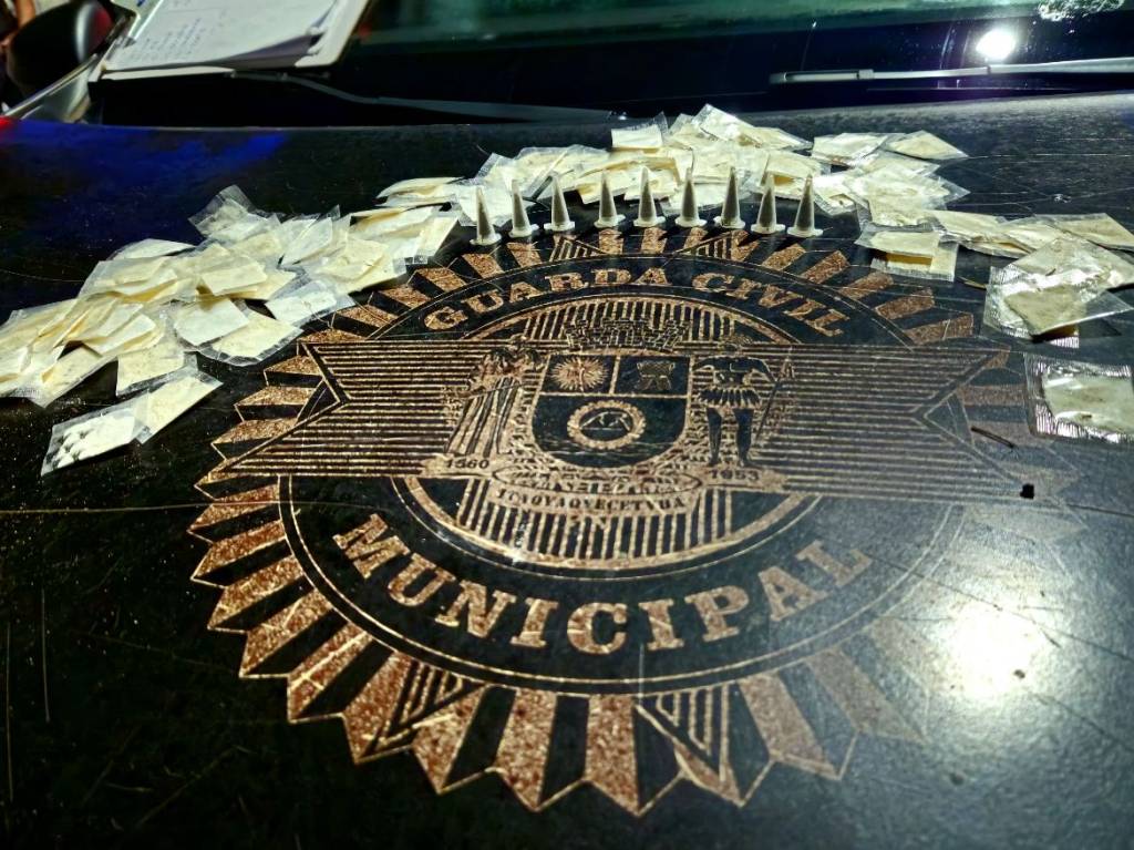 Imagem tirada pela equipe que apreendeu os entorpecentes em Itaquá | Divulgação