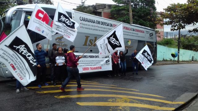 Apeoesp de Mogi realiza Caravana pela Educação de São Paulo