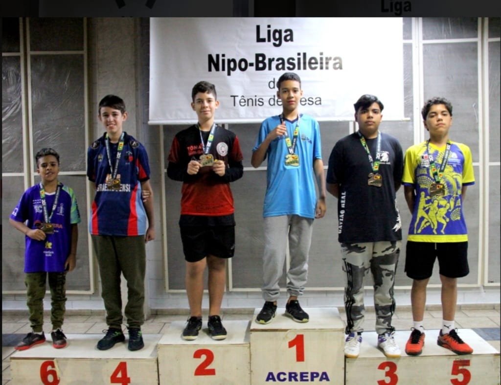 Atletas de Poá são destaque na Liga Nipo-Brasileira de Tênis de Mesa