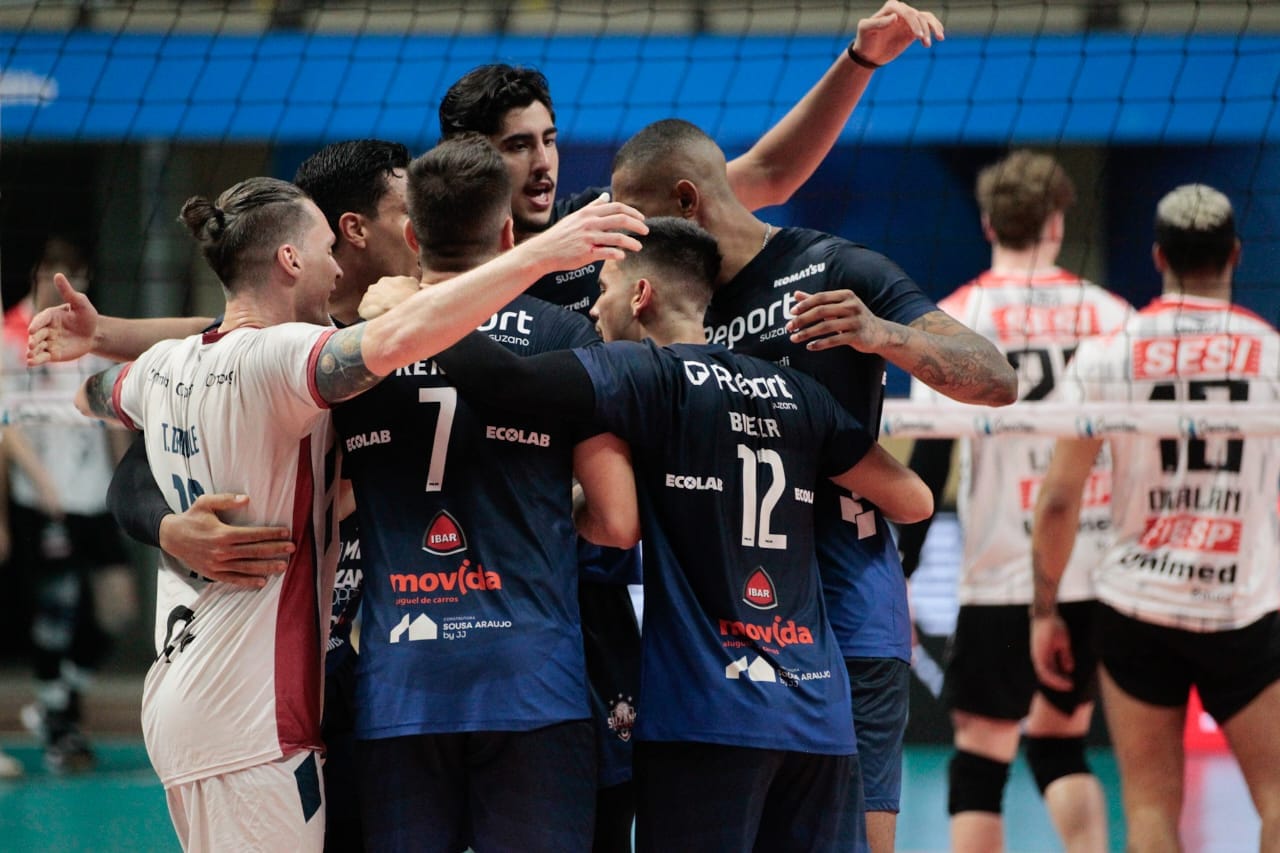 Suzano vira sobre o Sesi Bauru e vence a 4ª na Superliga