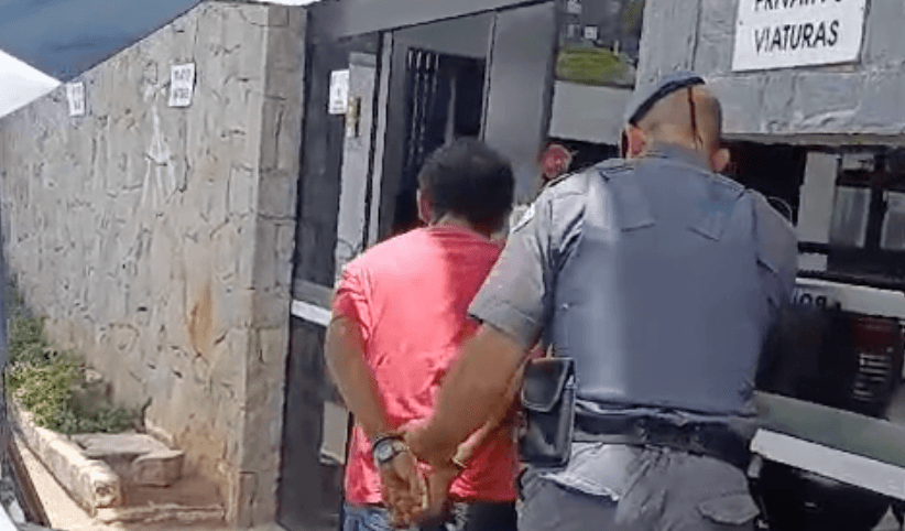 Homem é preso por depredar escola em Santa Isabel