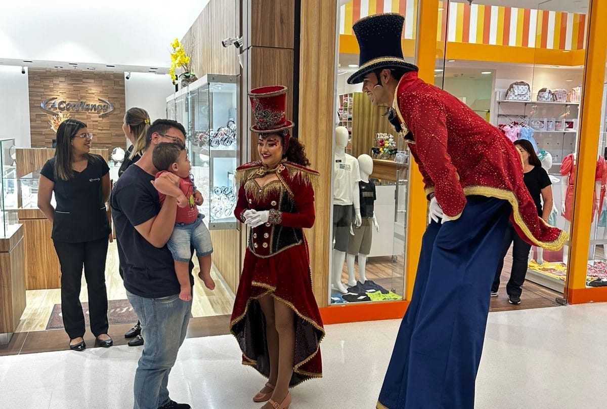'Brincando de Circo' é a nova atração gratuita do Mogi Shopping