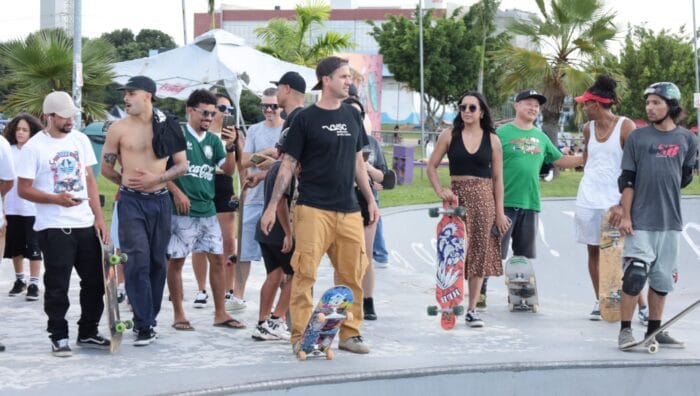 Suzano recebe Bob Burnquist e ganha novos obstáculos para pista de skate
