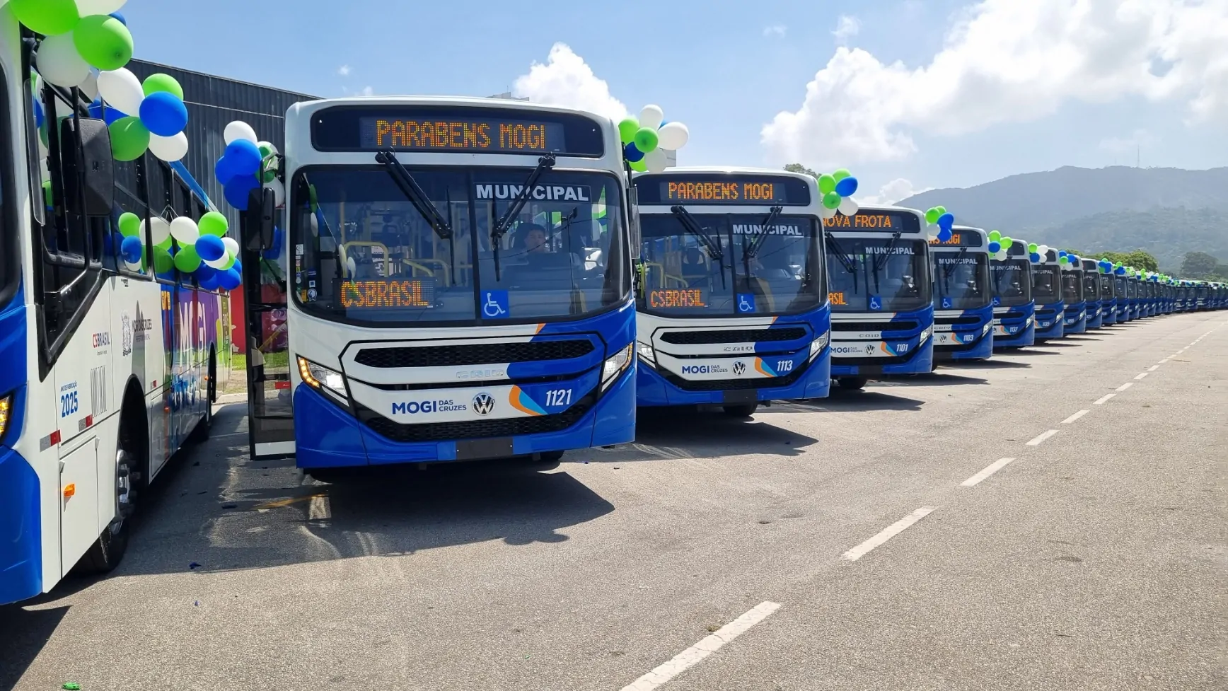 Prefeitura de Mogi entrega nova frota de ônibus e promete fiscalização da qualidade do serviço