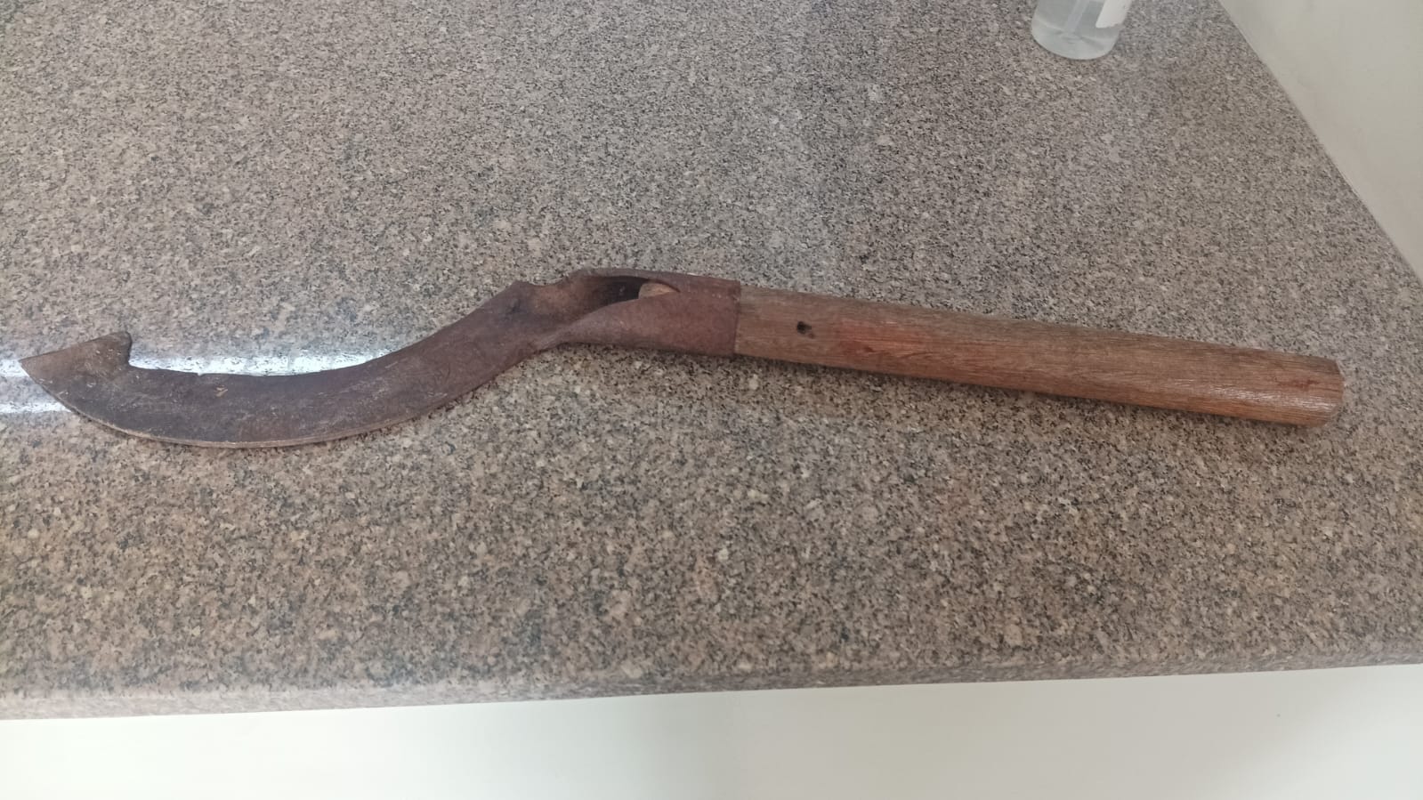 Mulher é agredida com foice pelo ex-companheiro em Guararema; homem é preso