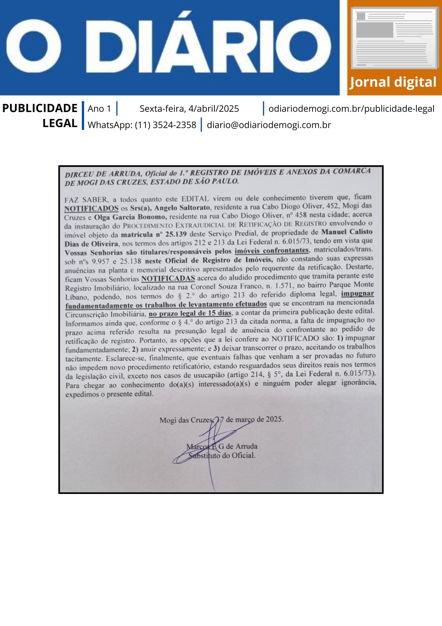 4 de abril de 2025