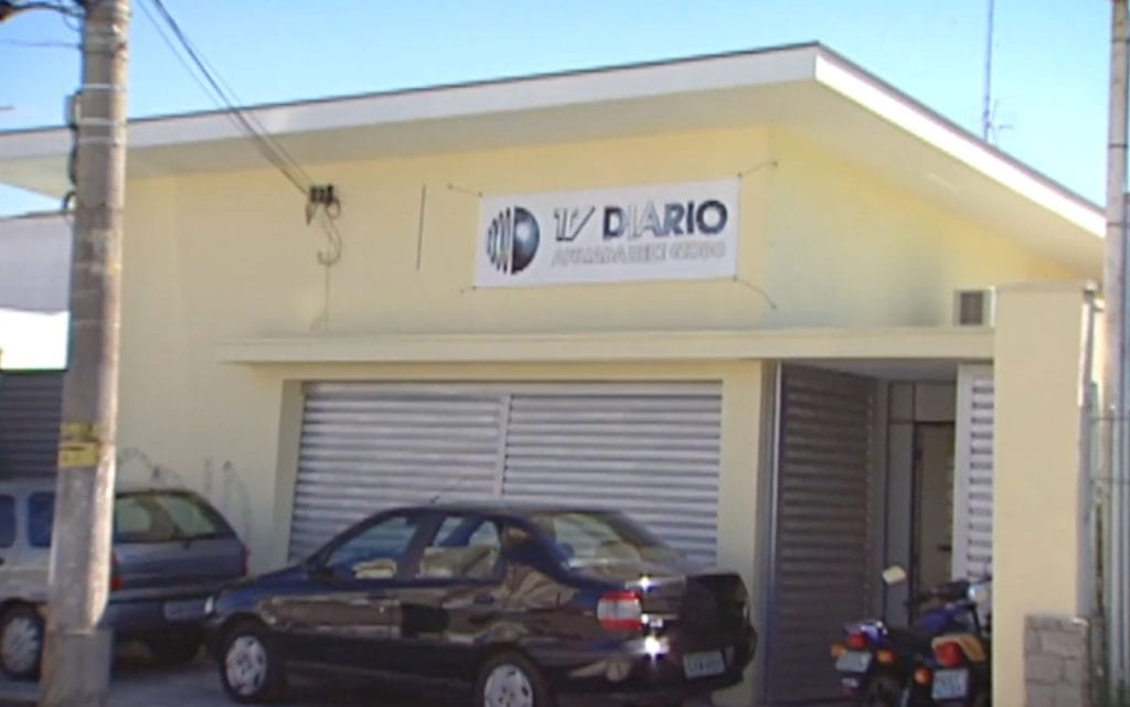 Sede temporária da TV Diário, na rua Navajas, no Centro | Arquivo/TV Diário.