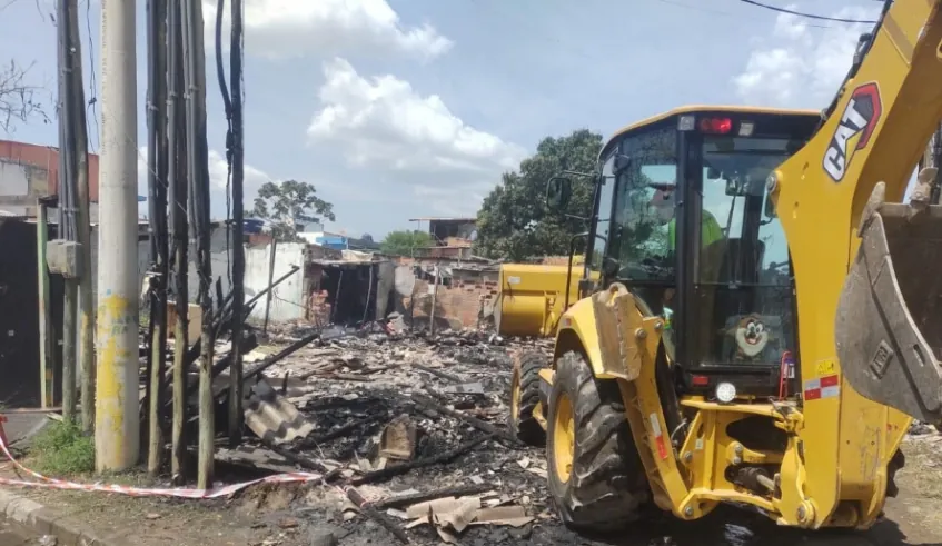 Famílias prejudicadas por incêndio em Mogi receberão Auxílio Moradia Emergencial