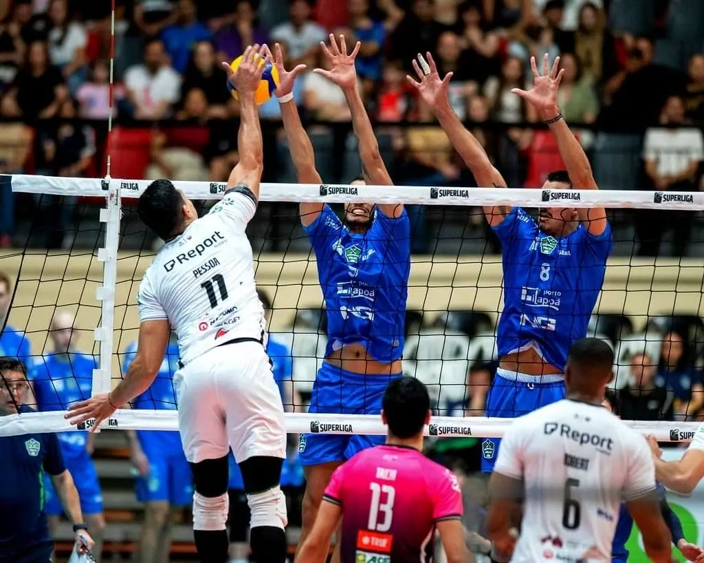 Suzano Vôlei enfrenta Sesi Bauru nesta segunda (10) pela Superliga