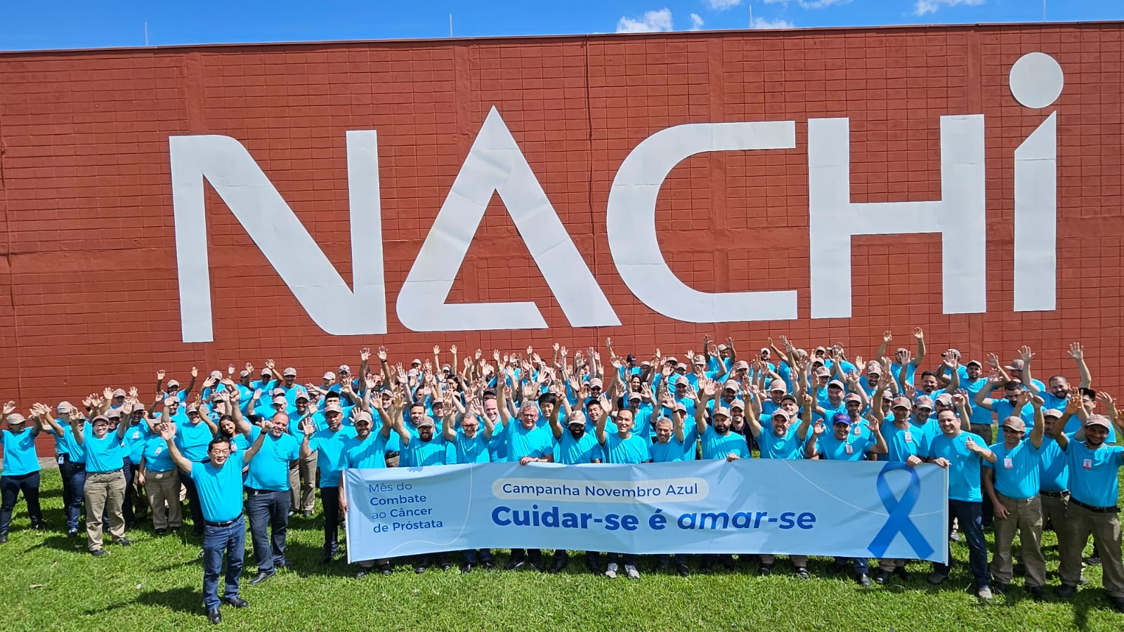 Nachi faz campanha do Novembro Azul com os colaboradores