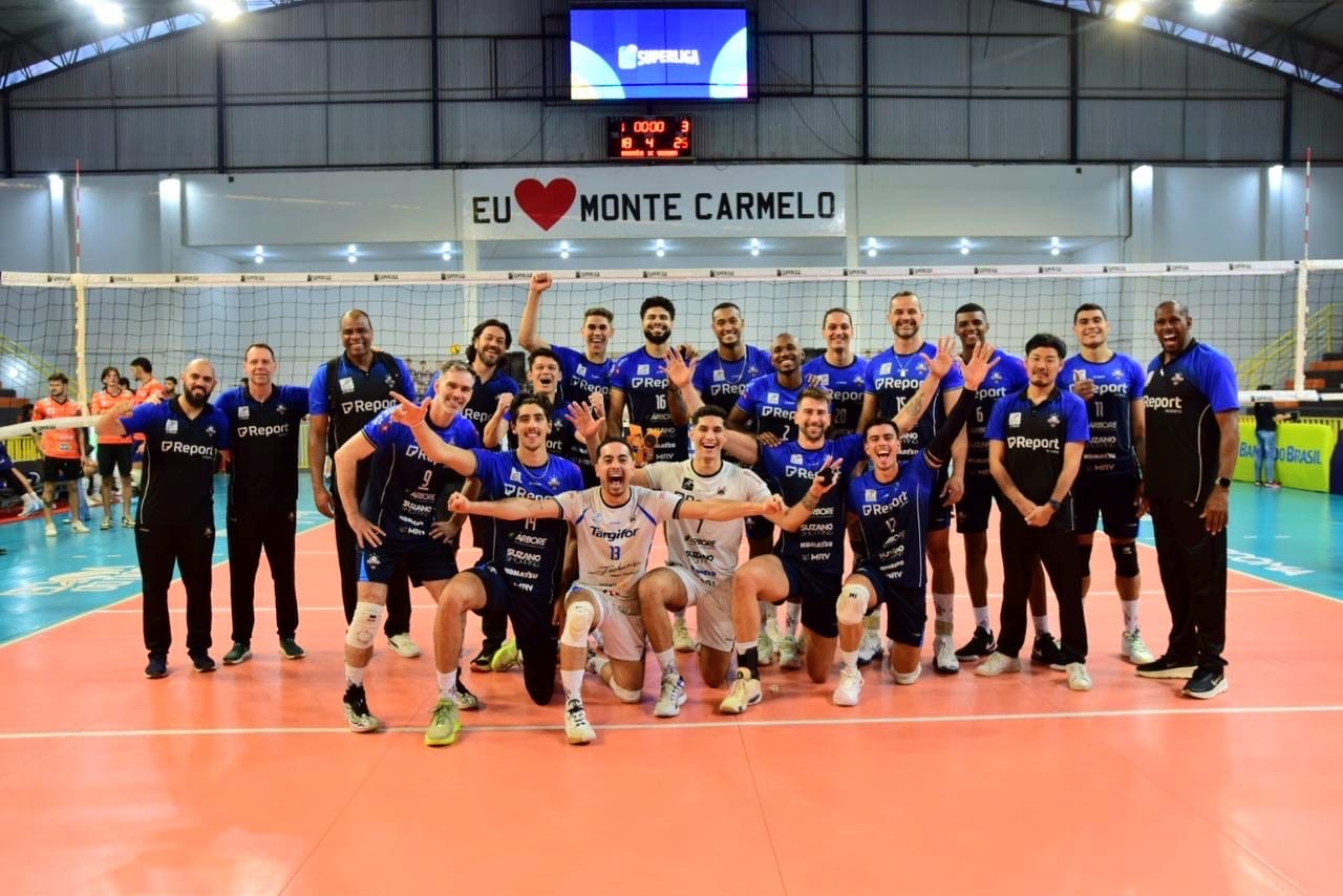 Suzano Vôlei vence em Monte Carmelo, encerra ano com triunfo e vai à Copa Brasil 2026