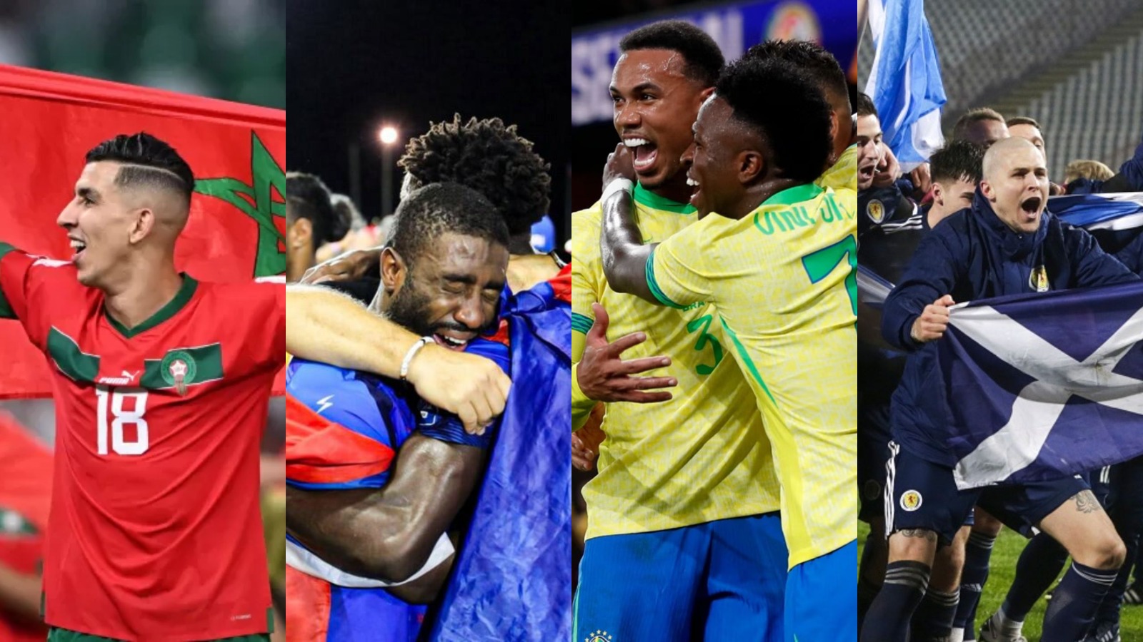 Brasil enfrentará Marrocos, Escócia e Haiti na Fase de Grupos da Copa do Mundo