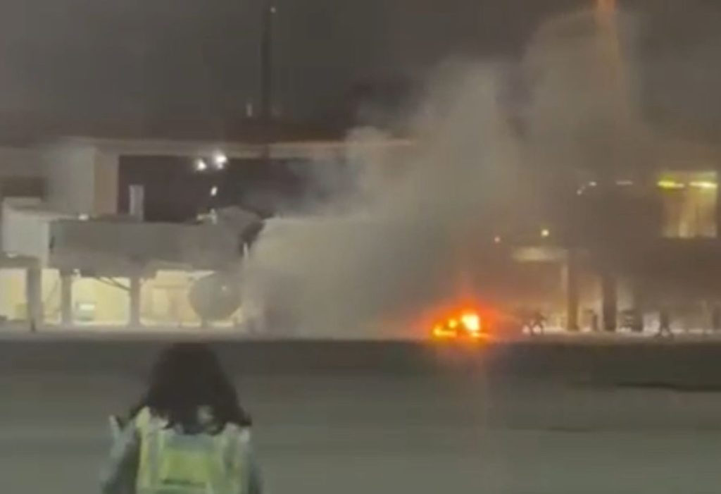 Vídeo: incêndio no Aeroporto de Guarulhos cancela voo na noite dessa quinta-feira