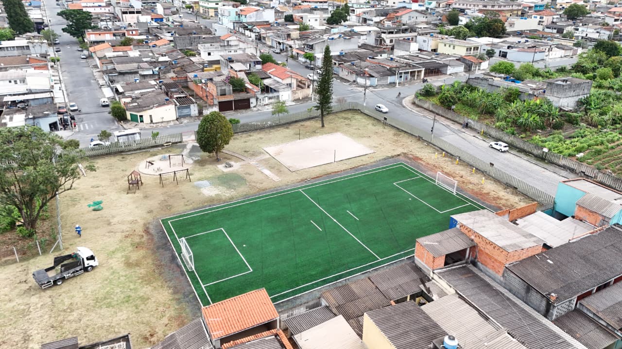 Espaço de lazer do Jardim Colorado, em Suzano, será entregue neste domingo