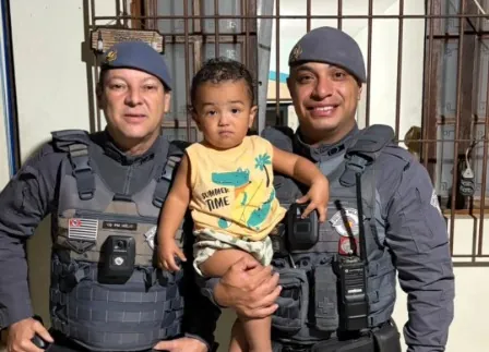 Policiais militares socorrem e salvam bebê de um ano engasgado em Santa Isabel