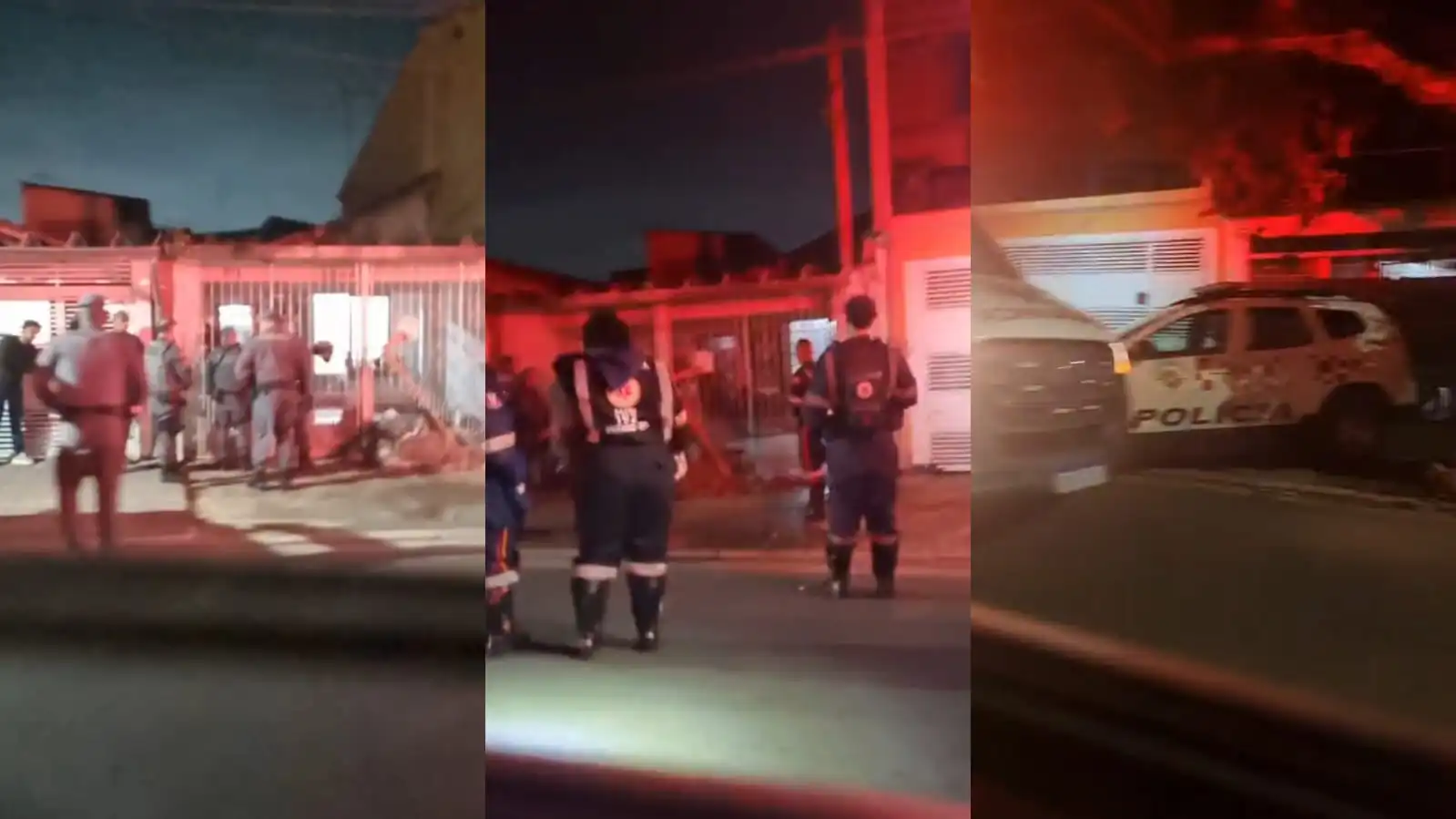 Mulher em surto psicótico é contida com uso de taser após ameaçar PM e Samu com faca, em Suzano