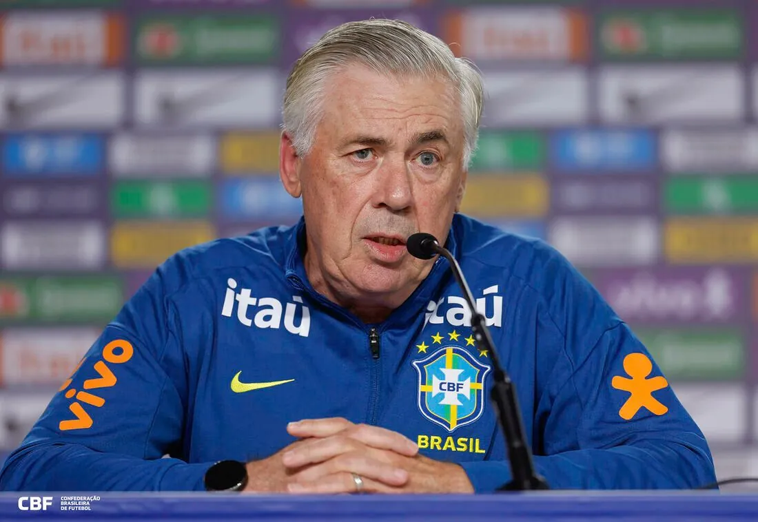 Com Neymar, Carlo Ancelotti anuncia convocados para a Copa do Mundo