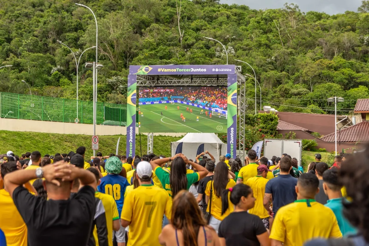 Guararema terá transmissão dos jogos do Brasil na Copa do Mundo em telão