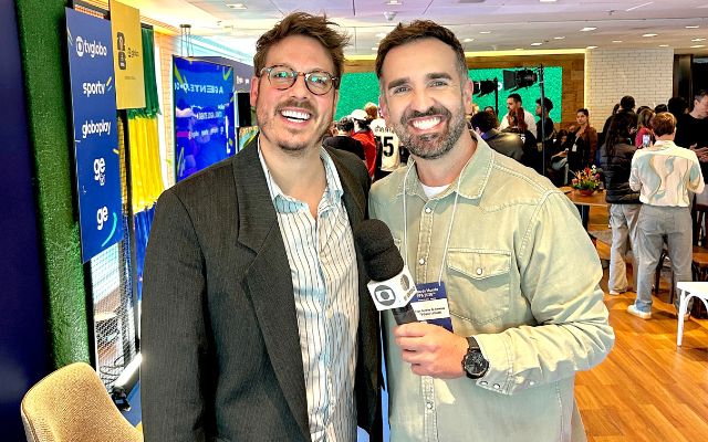 Em clima de Copa do Mundo, Compartilha acompanha evento da TV Globo com Fábio Porchat