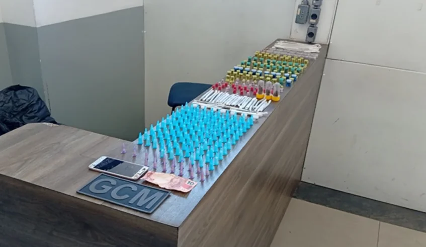 GCM de Mogi das Cruzes prende homem com mais de 350 porções de entorpecentes