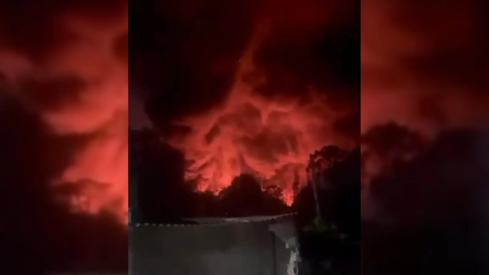 Vídeo: incêndio atinge galpão de reciclagem em Itaquaquecetuba