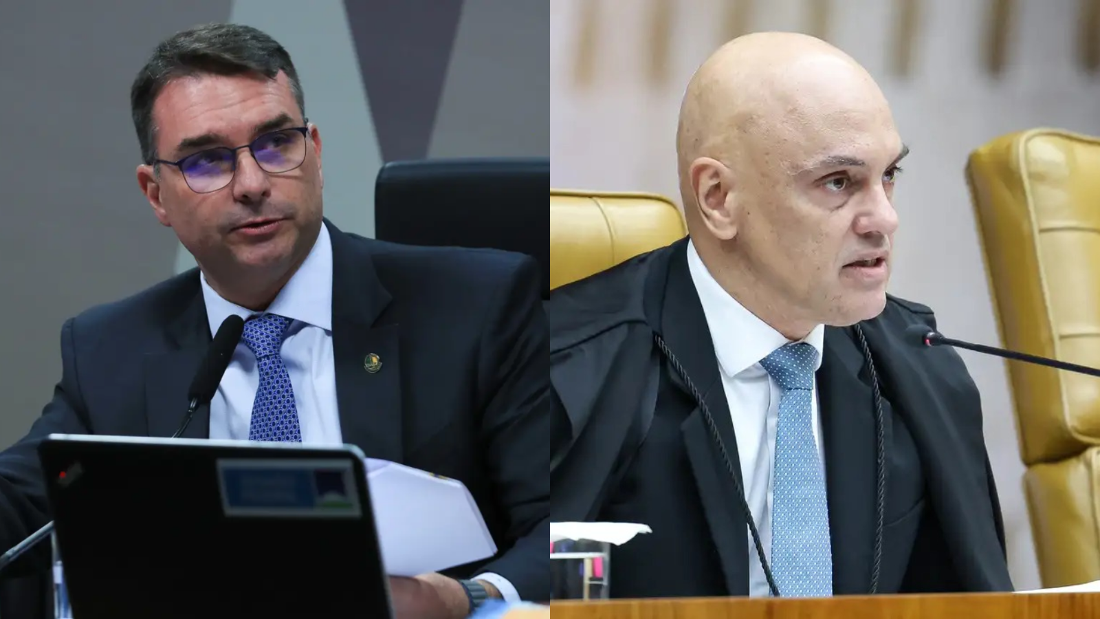 Flávio Bolsonaro viajou no mesmo avião de Vorcaro que foi utilizado por Alexandre de Moraes