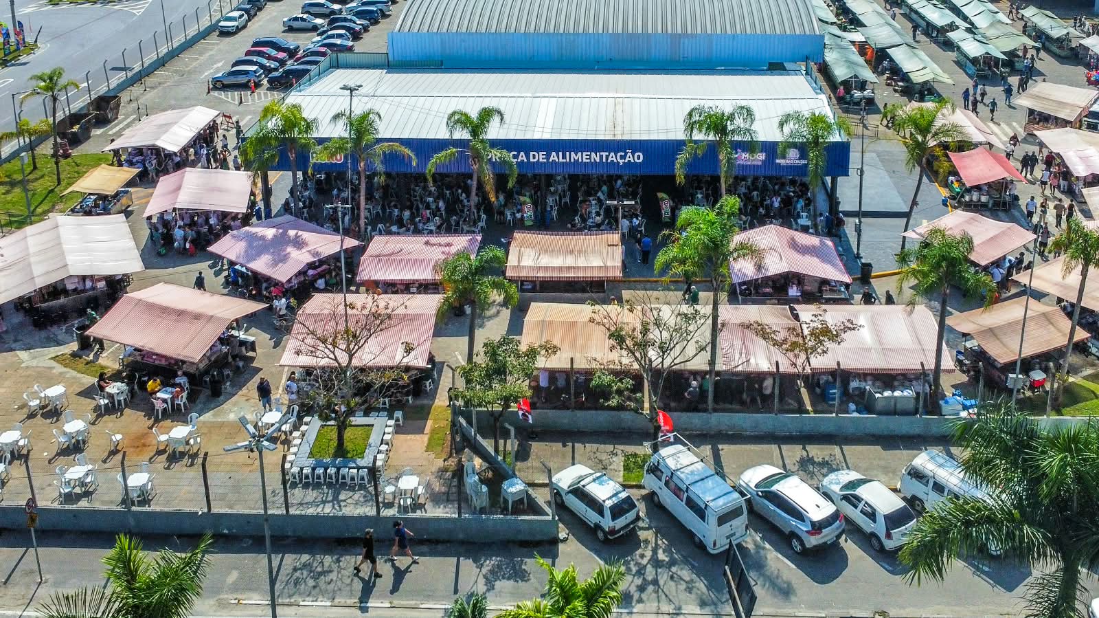 Mogi das Cruzes entrega nova cobertura da praça de alimentação do Mercado do Produtor