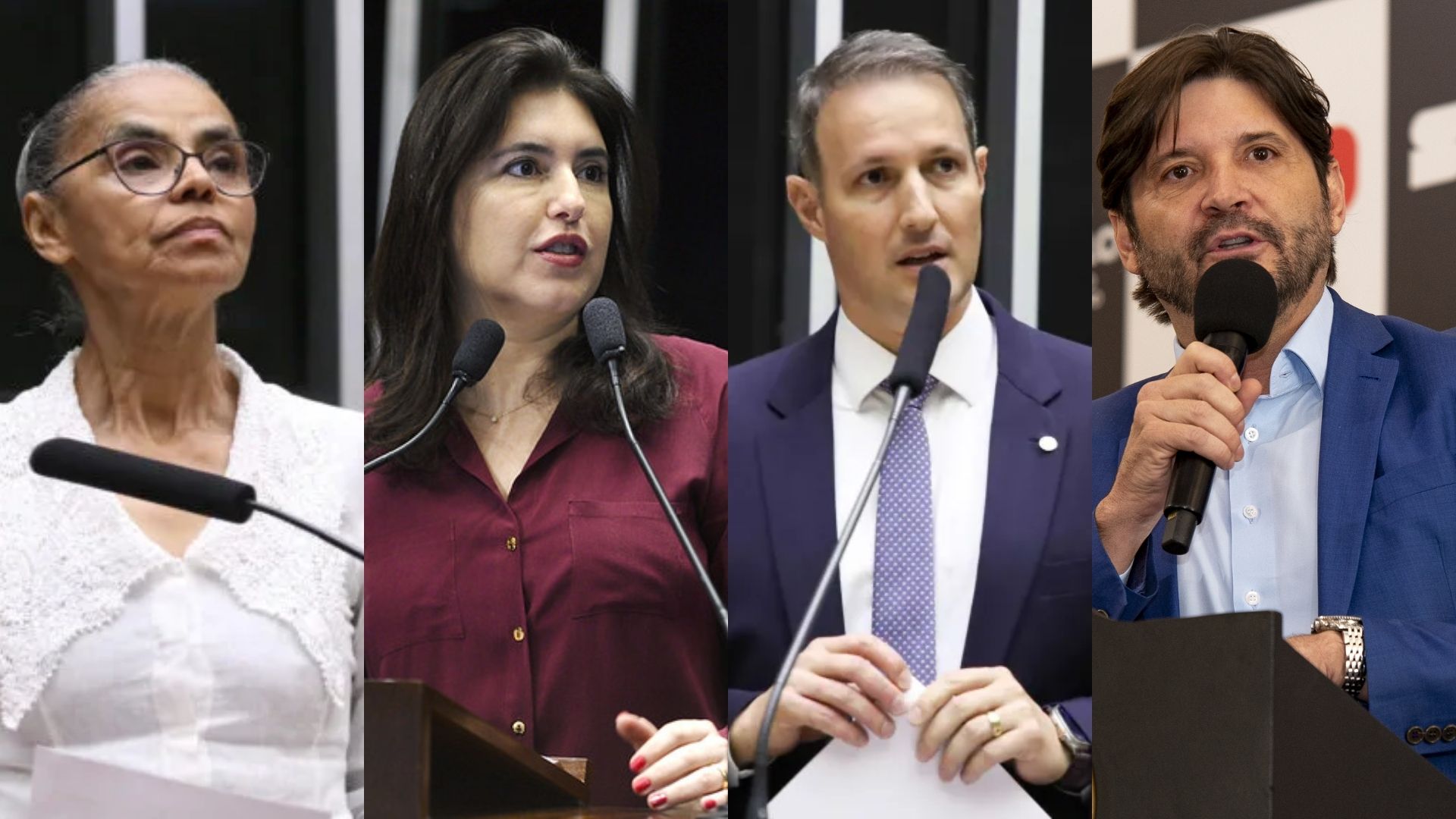 Datafolha: Marina, Simone, Derrite e André do Prado estão empatados na disputa pelo Senado paulista