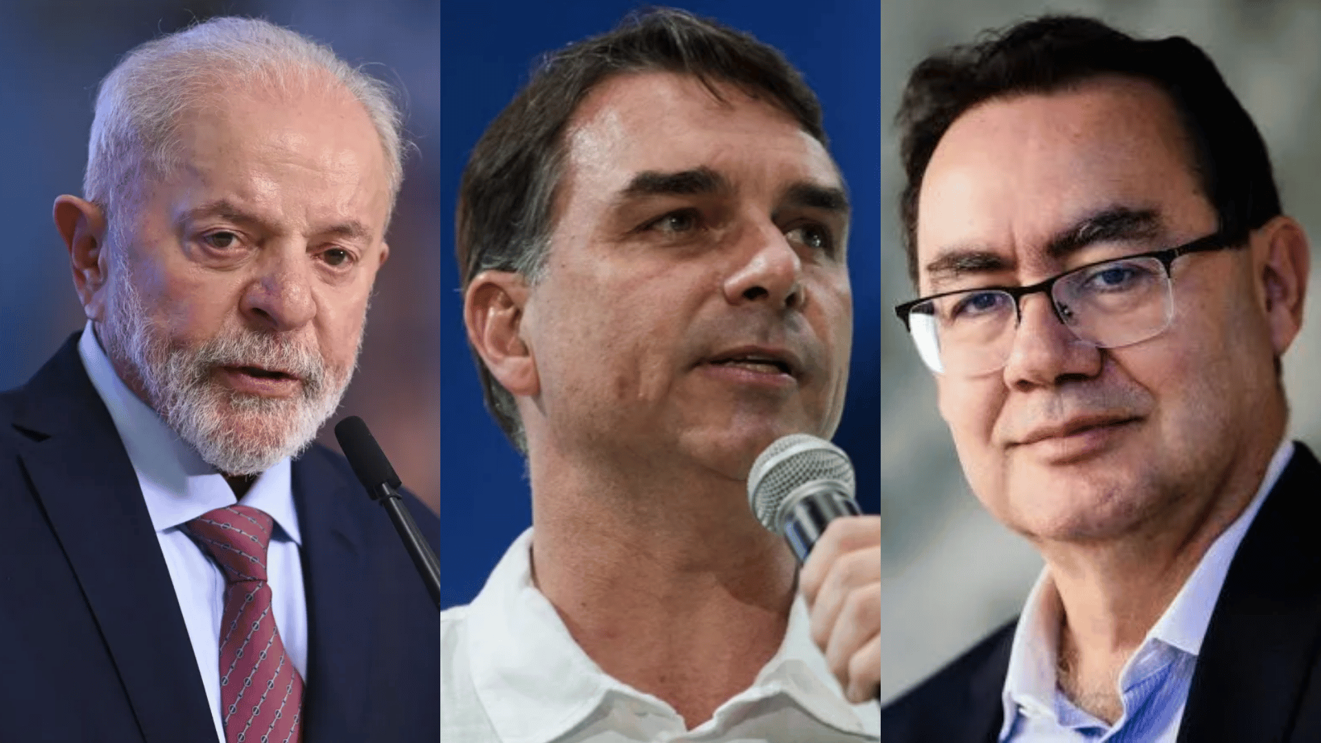 Datafolha: Lula tem 38% das intenções de voto do 1º turno, Flávio tem 33% e Cury chega a 8%