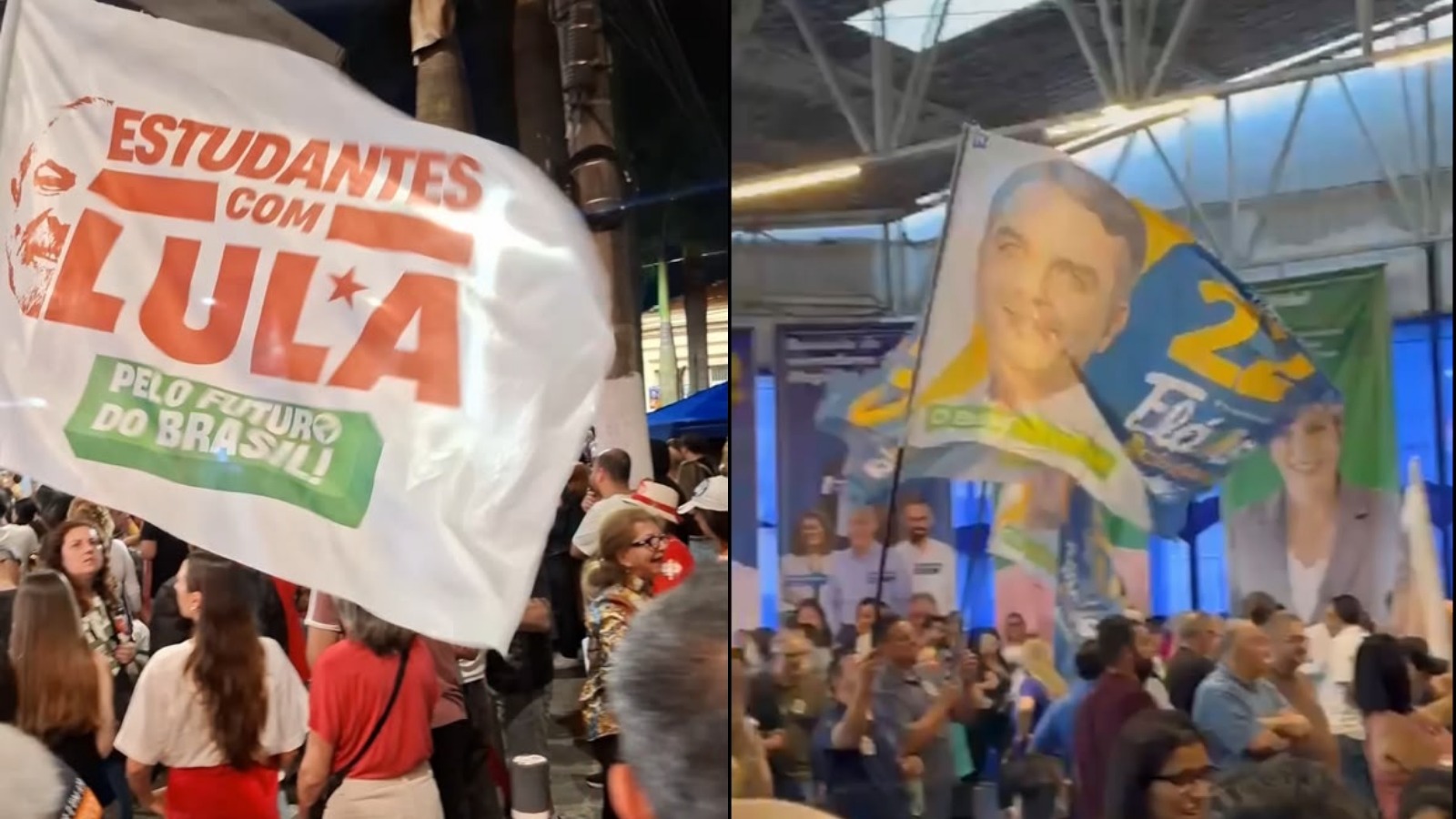 Atos pró-Lula e Flávio Bolsonaro são realizados em Mogi e reúnem população e autoridades